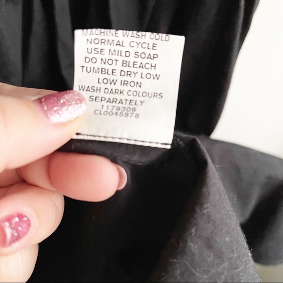 Eshakti Black Cotton Poplin Dress - Picture 8 of 10